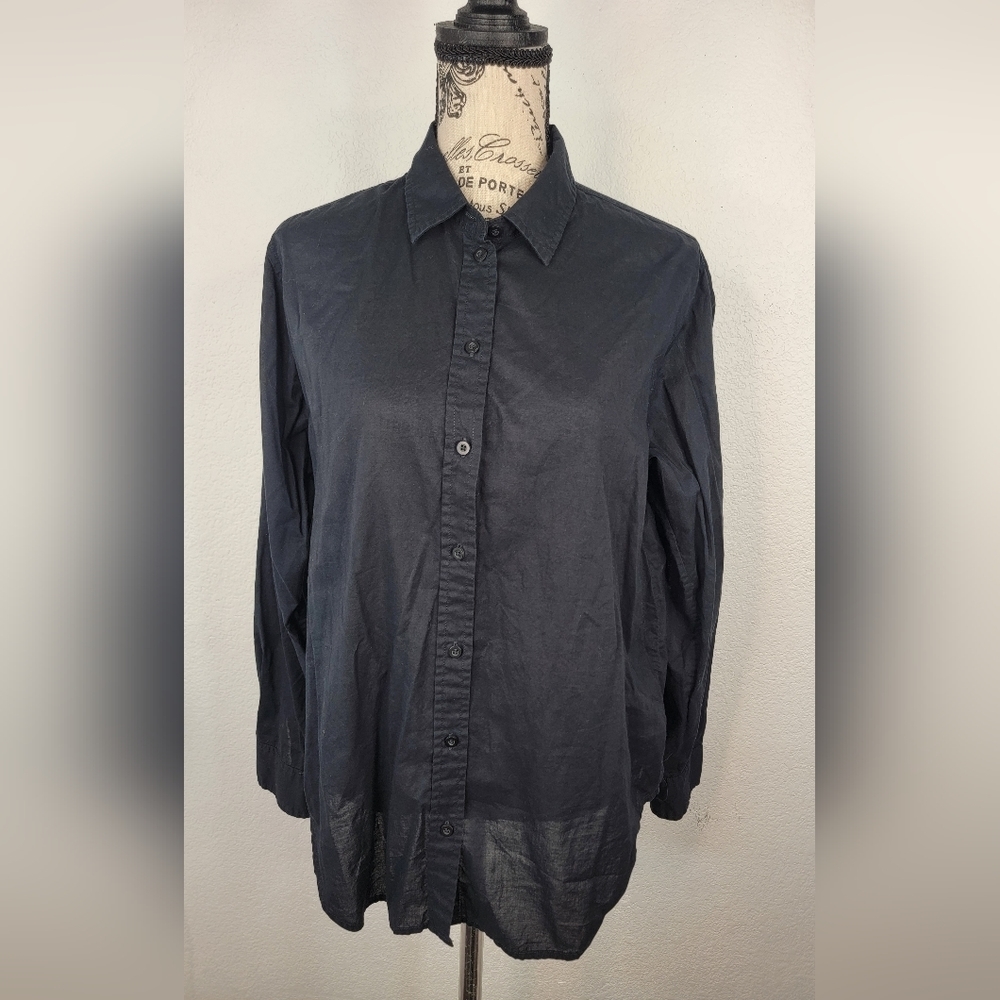 Everlane Black Button-Down Shirt